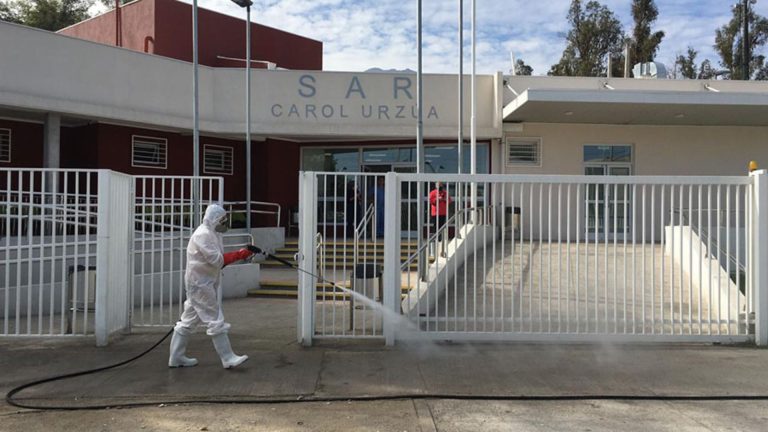 Sanitización de espacio abierto