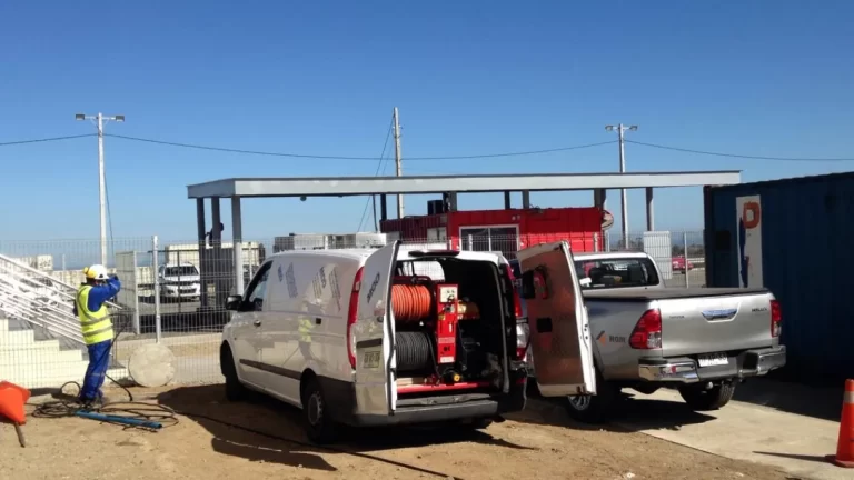 Hidrojet en la minera