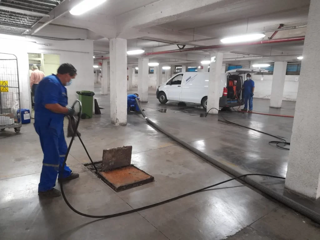 Limpieza con Hidrojet